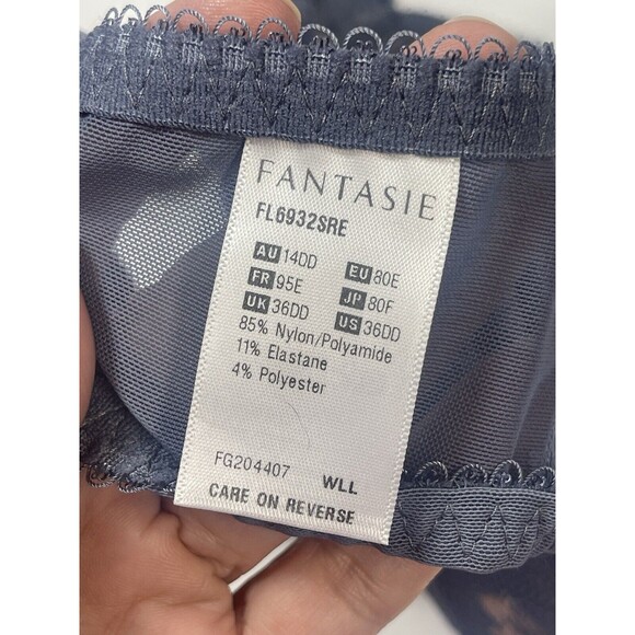 Fantasie Aubree Underwire Side Support Bra In Shadow Rose Sz 36DD New W/O Tag - Picture 9 of 9